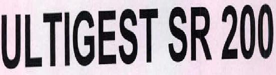 Ultigest Sr 200 Device mark 2512532 Trademark