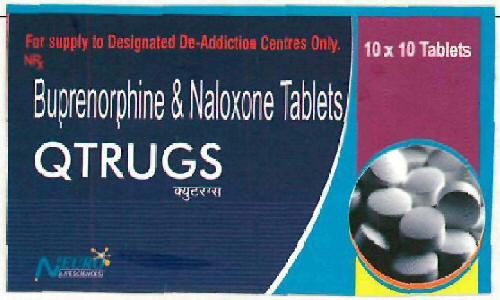 Buprenorphine & Naloxone Tablets Qtrugs Device mark 3279716 Trademark