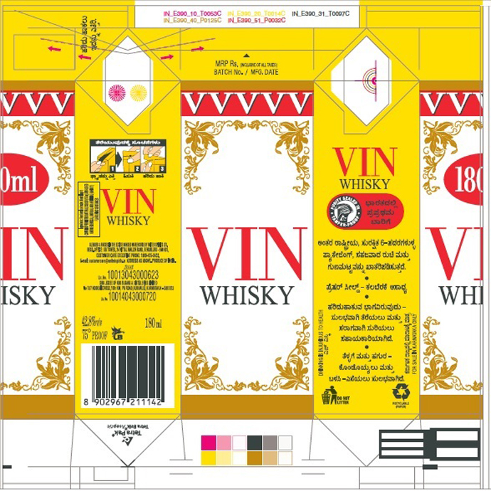 Vin Whisky & Device Device mark 3274639 Trademark