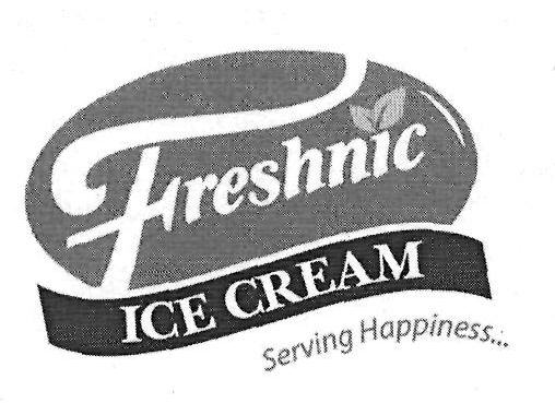 Freshnic Ice Cream (label) Device mark 3255332 Trademark
