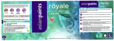 Asian Paints Royale Lustre Device mark 3272243 Trademark