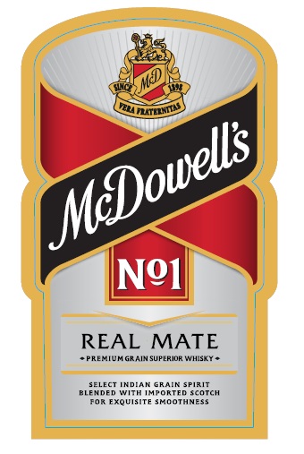 Mcdowell’s No1 Real Mate Premium Grain Superior Whisky Device mark 3031109 Trademark
