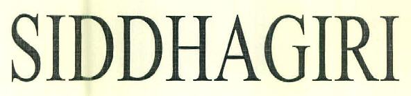 Siddhagiri Device mark 3046525 Trademark