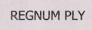 Regnum Ply Device mark 3305926 Trademark