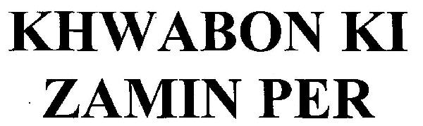 Khwabon Ki Zamin Per Device mark 3295600 Trademark