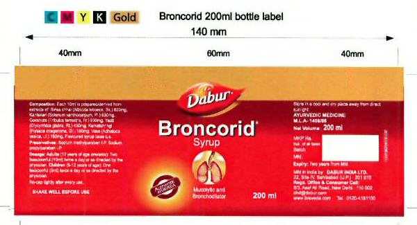 Dabur Broncorid Device mark 3349821 Trademark