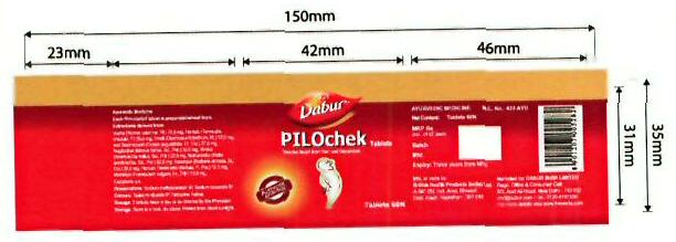 Dabur Pilochek Device mark 3349830 Trademark