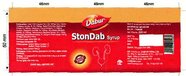 Stondab Syrup Device mark 3349835 Trademark