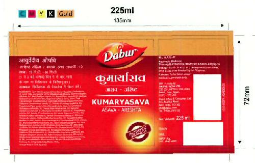Dabur Kumaryasava Device mark 3349850 Trademark