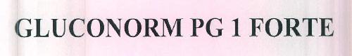 Gluconorm Pg 1 Forte Device mark 3365473 Trademark