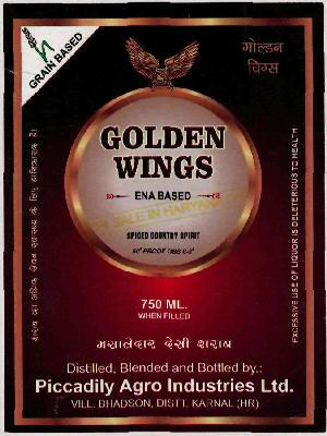 Golden Wings Device mark 3085711 Trademark