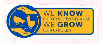 We Know Our Chicken Because We Grow Our Chicken Device mark 3368327 Trademark