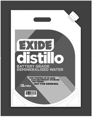 Exide Distillo Device mark 3443268 Trademark