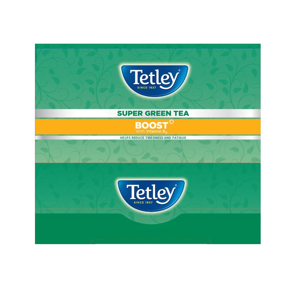 Tetley Super Green Tea (label) Device mark 3387990 Trademark