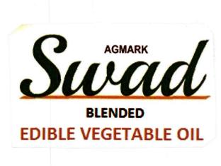 Swad Blended Edible Vegetable Oil (label) Device mark 3155757 Trademark