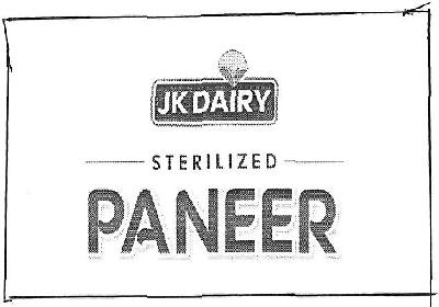 Jk Dairy Sterilized Paneer Device mark 3422921 Trademark