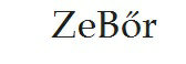 Zebor Device mark 3459064 Trademark