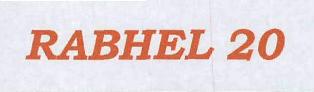 Rabhel 20 (label) Device mark 3171404 Trademark