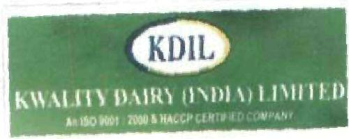 Kdil Kwality Dairy India Limited (label) Device mark 1988894 Trademark