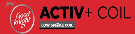 Godrej Good Knight Active + Coil Device mark 3453976 Trademark