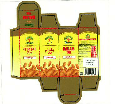 Dabur Badam Tail Device mark 3490392 Trademark