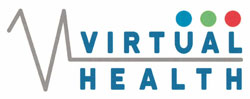 Virtual Health With V Logo Device mark 3454159 Trademark