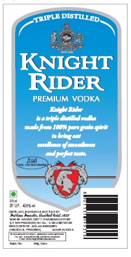 Knight Rider (label) Device mark 3428337 Trademark