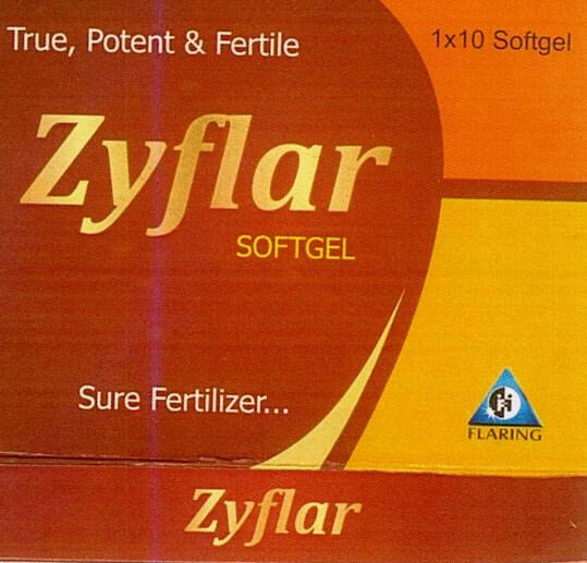 Zyflar Softgel Device mark 3202584 Trademark