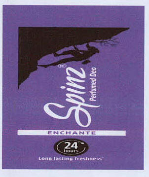 Spinz Perfumed Deo Device mark 3489469 Trademark