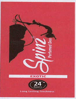 Spinz Perfumed Deo Device mark 3489470 Trademark