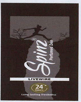 Spinz Perfumed Deo Device mark 3489473 Trademark