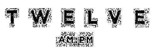 Twelve Am : Pm Device mark 3249579 Trademark