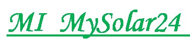 Mi Mysolar24 (label) Device mark 3265096 Trademark
