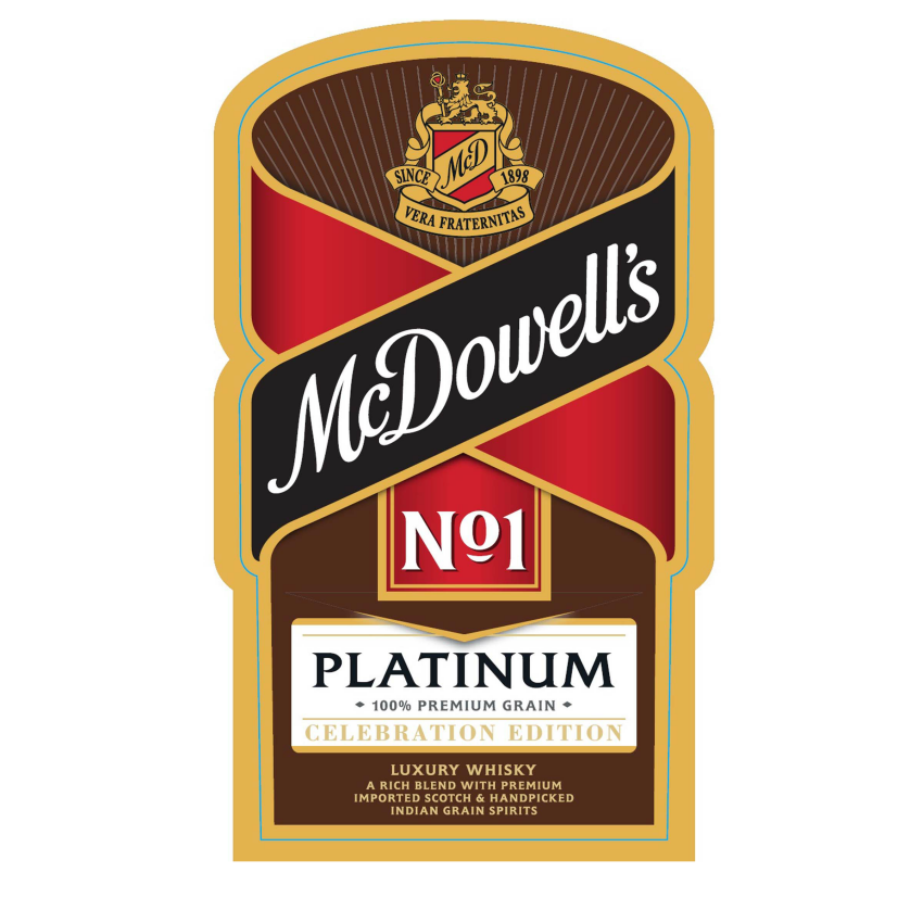 Mcdowell's No.1 Platinum Luxury Whisky - Celebration Edition Device mark 3311739 Trademark
