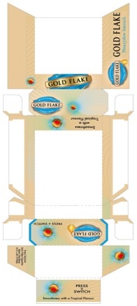 Gold Flake Device mark 3366412 Trademark