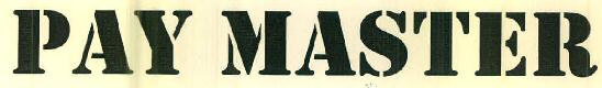 Pay Master Device mark 3428765 Trademark