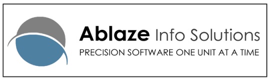 Ablaze Info Solutions (with Logo) Device mark 3436513 Trademark