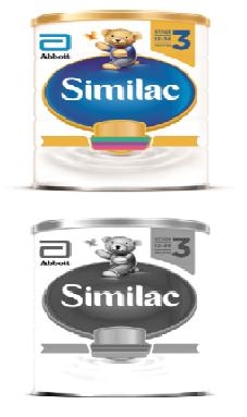 Similac Stage 3 (stylized) With New Bear Standing With Butterfly (label) Device mark 3445779 Trademark