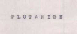 Plutamide Device mark 732763 Trademark