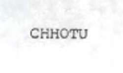 Chhotu Device mark 809625 Trademark