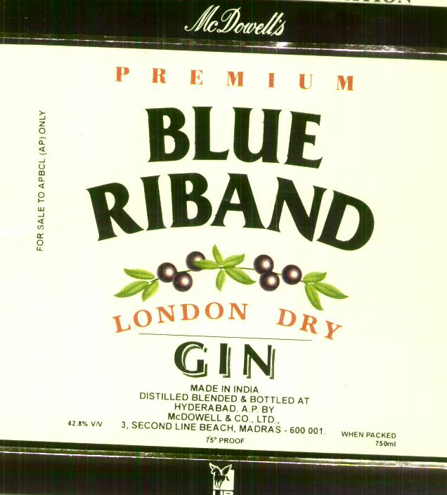 Blue Riband Device mark 950153 Trademark