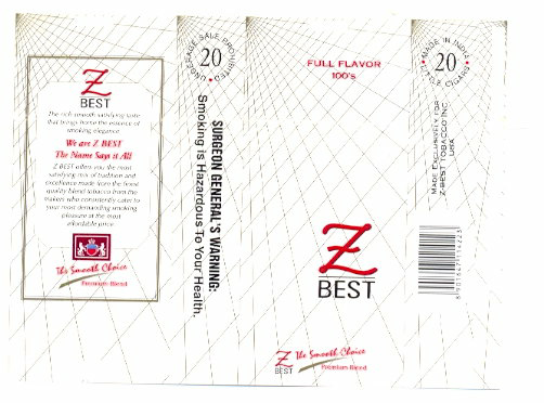 Z Best (label) Device mark 1223335 Trademark