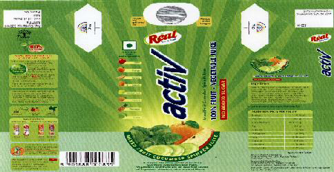 Activ Real Nature Fresh With Label Device mark 1424862 Trademark