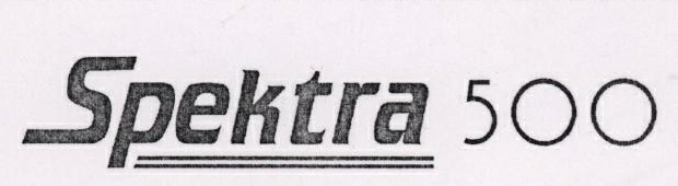 Spektra 500 (device Of Underline) Device mark 1440453 Trademark