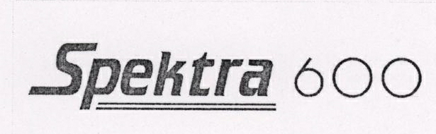 Spektra 600 (device Of Underline) Device mark 1440458 Trademark