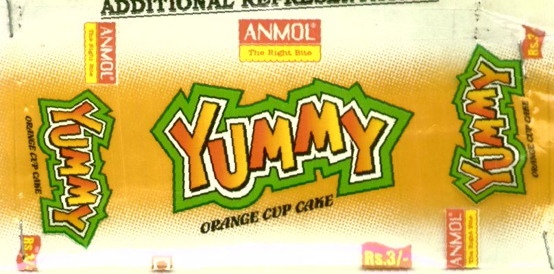Yummy Orange Cup Cake ( Label) Device mark 1440517 Trademark