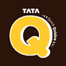 Tata Q (yellow Logo) On Brown Background. Device mark 3579526 Trademark