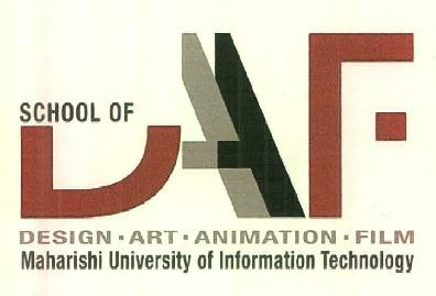 School Of Daaf Design. Art. Animation. Film Maharishi University Of Information Technology Device mark 3321757 Trademark