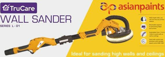 Asian Paints Trucare Wall Sander Series L - 01 Device mark 3500185 Trademark