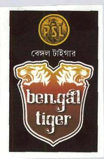 Bengal Tiger, Psl (device) Device mark 3462031 Trademark